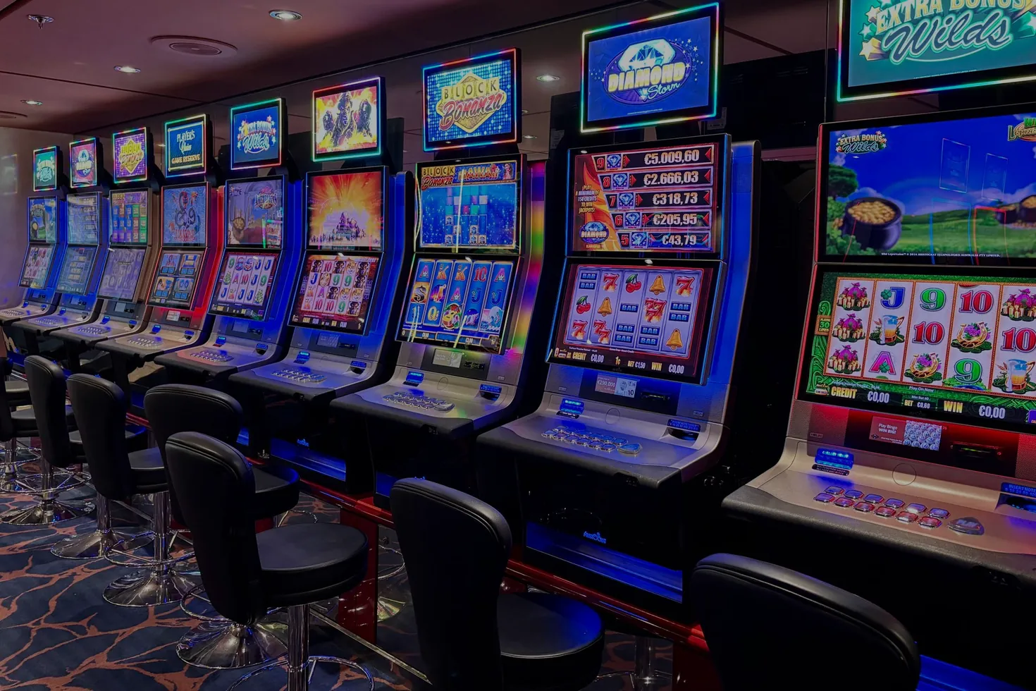 GoldBet casino e slot in ambiente scuro